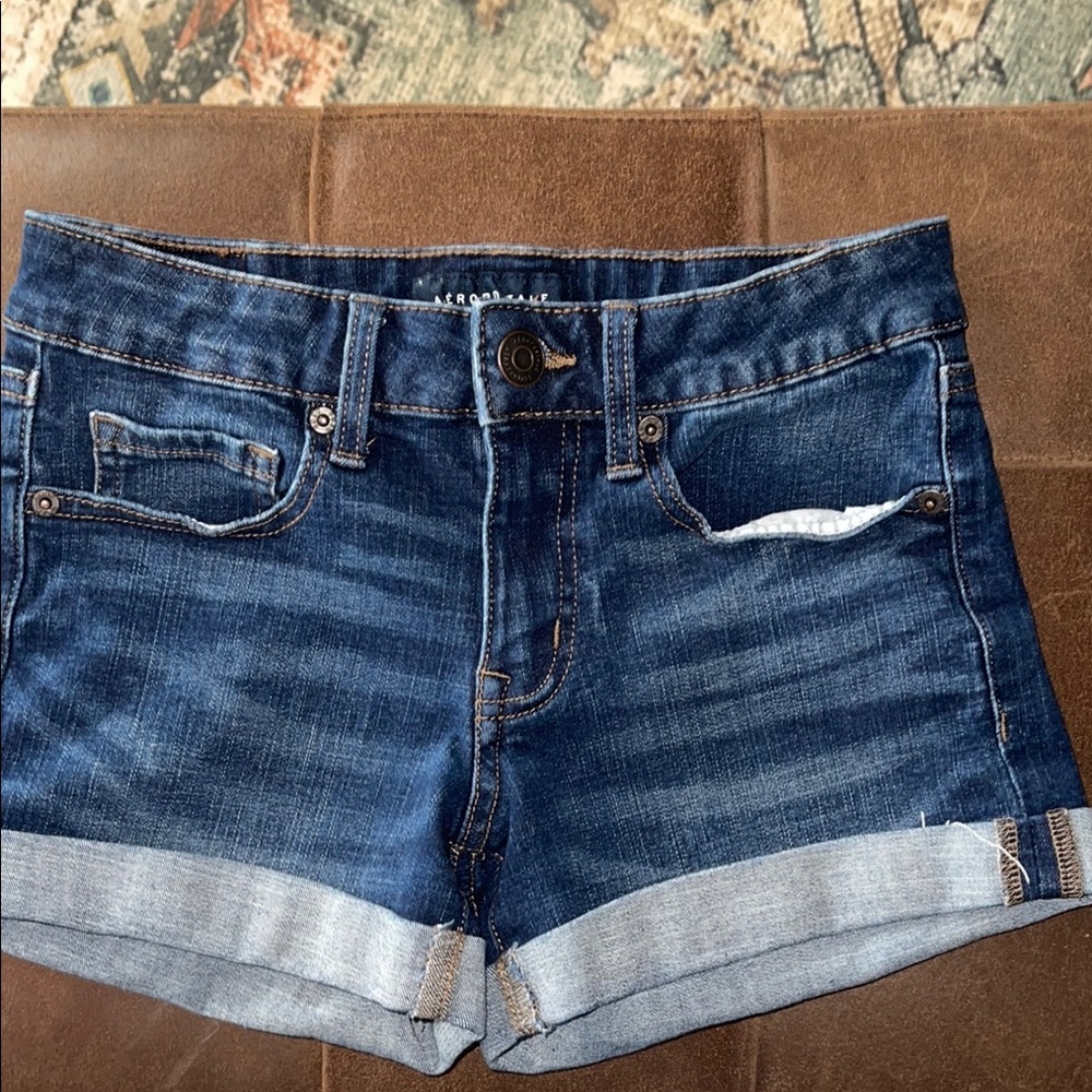 Aeropostale Dark Blue Jean Shorts